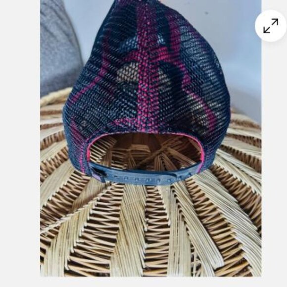 Polo Jeans Ralph Lauren Strap Back Hat Cap RL Black Red Baseball - Picture 3 of 6